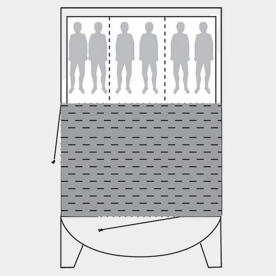 Outwell Palm Coast 600 Flat Woven Carpet - Image 3