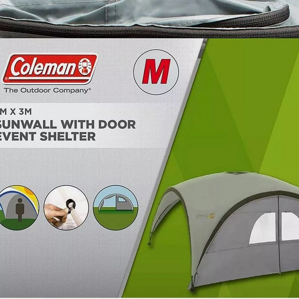 Coleman FastPitch Event Shelter Pro L Sunwall With Door - Image 3