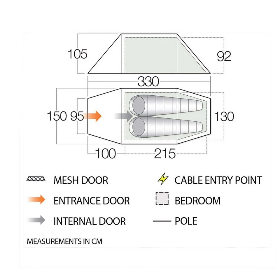 Vango Nova 200 2-Person Tent - Image 2