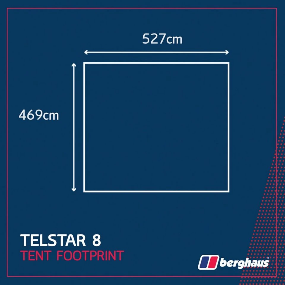 Berghaus Telstar 8 Tent Footprint - Image 2