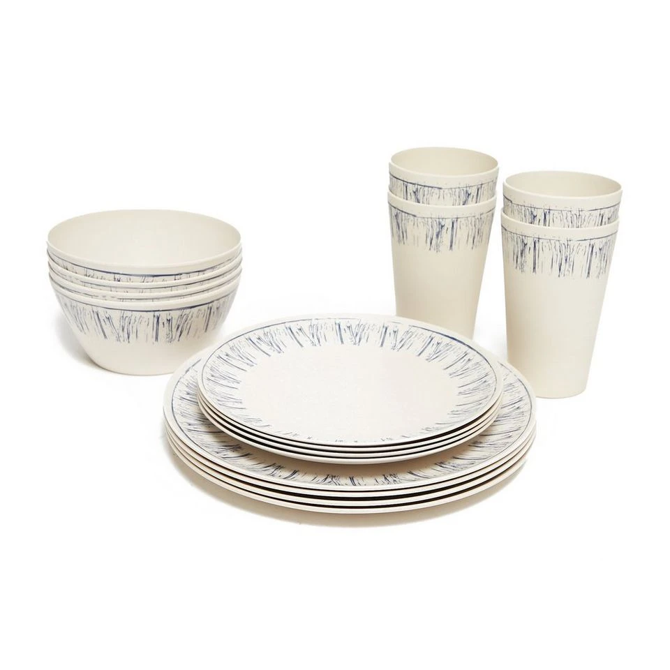 16 Piece Melamine Plastic Tableware Set - Image 5